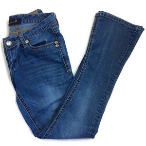 Seven7 Bootcut Low Rise Jeans Diamond Studded 4